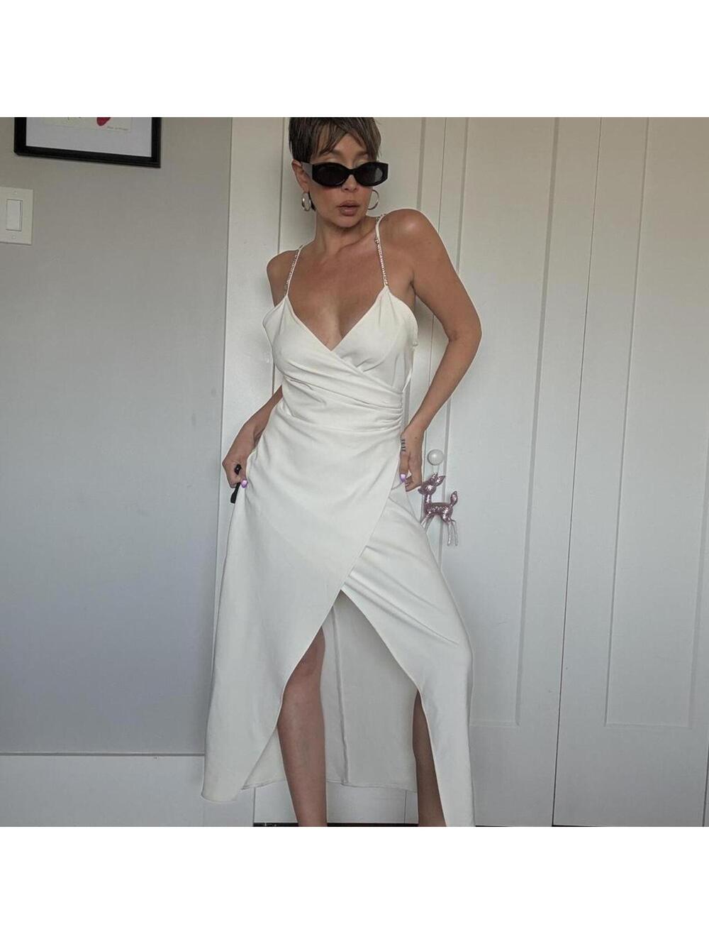 Zara White Midi Dress - Picture 5 of 8
